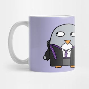 Book loving penguin Mug